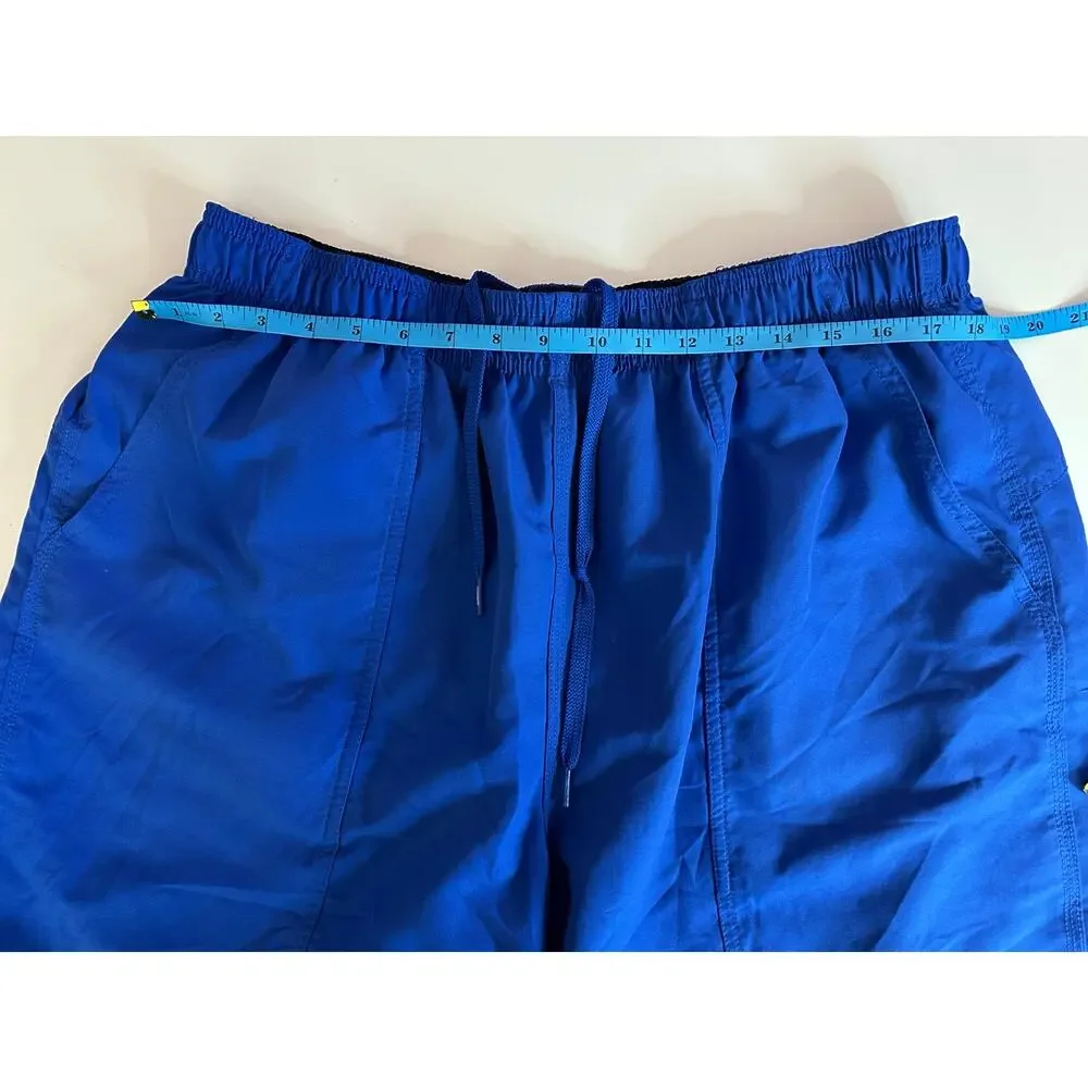 Speedo Men's Swim Lined Trunks Solid Blue Volley Board Shorts Mens Size XXL - Picture 5 of 11